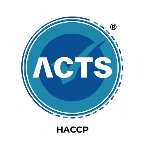 HACCP certified by ACTS