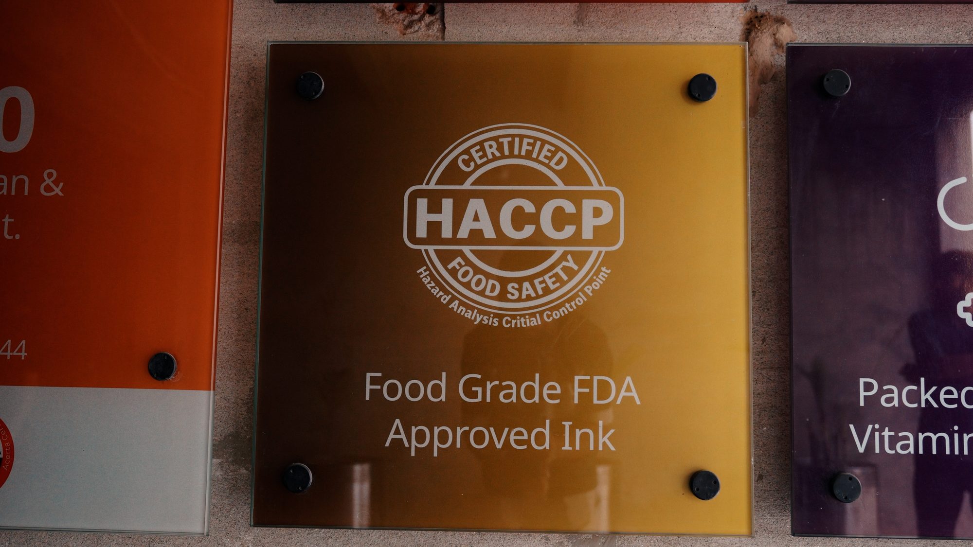 HACCP Certified food safety badge
